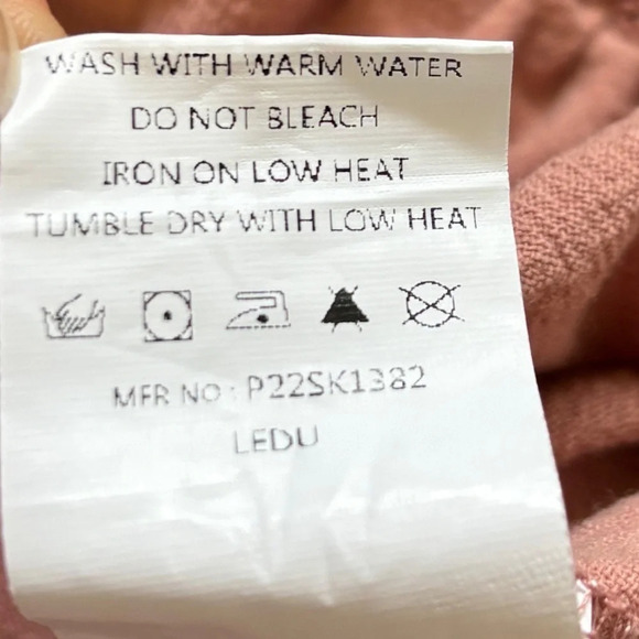 Simplee Plus | Pink Elastic Waist Pleated Ruffle A-Line Mini Skirt - Picture 10 of 11